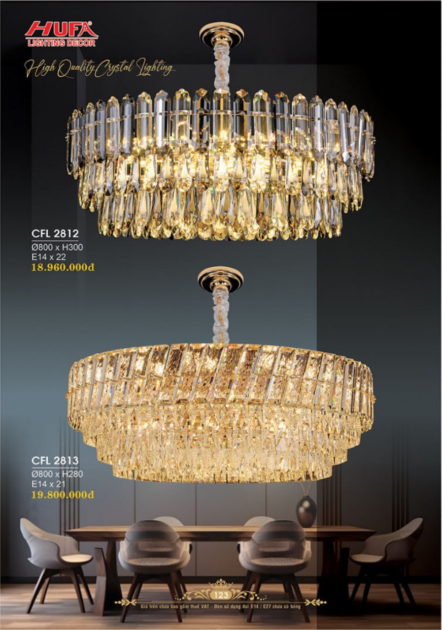 Bảng giá đèn trang trí HUFA